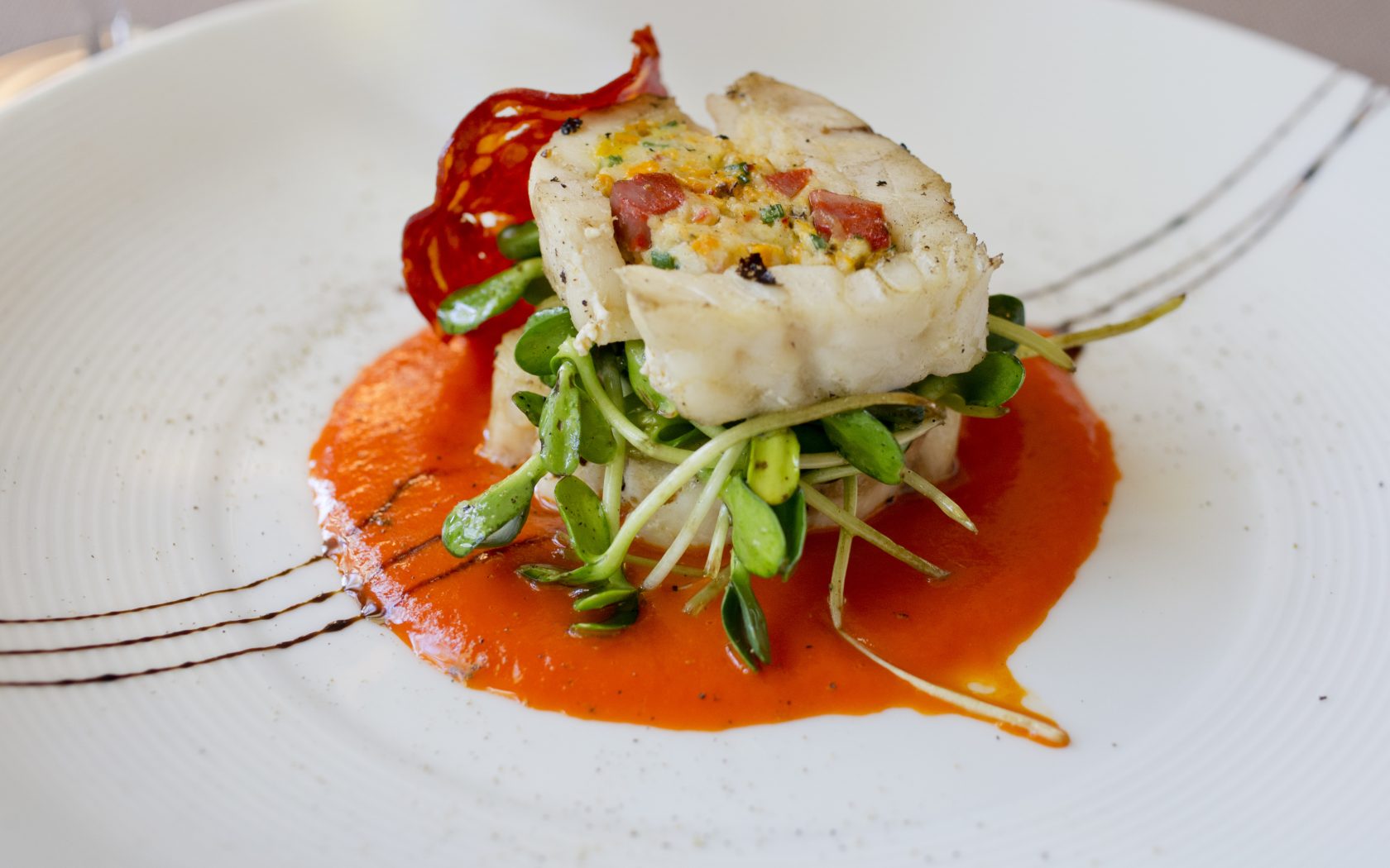 Queue de lotte à la confiture d’orange / yuzu Les Petites Parisiennes Queue de lotte à la confiture d’orange / yuzu Les Petites Parisiennes