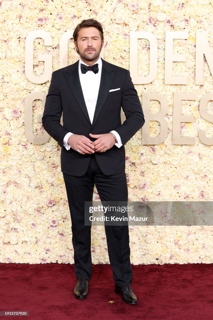 Brandon Sklenar in Ralph Lauren Purple Label