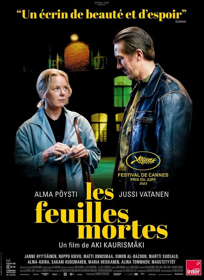 LES FEUILLES MORTES de Aki Kaurismäki - Compétition Prix du Jury 1 nomination Meilleur film étranger
