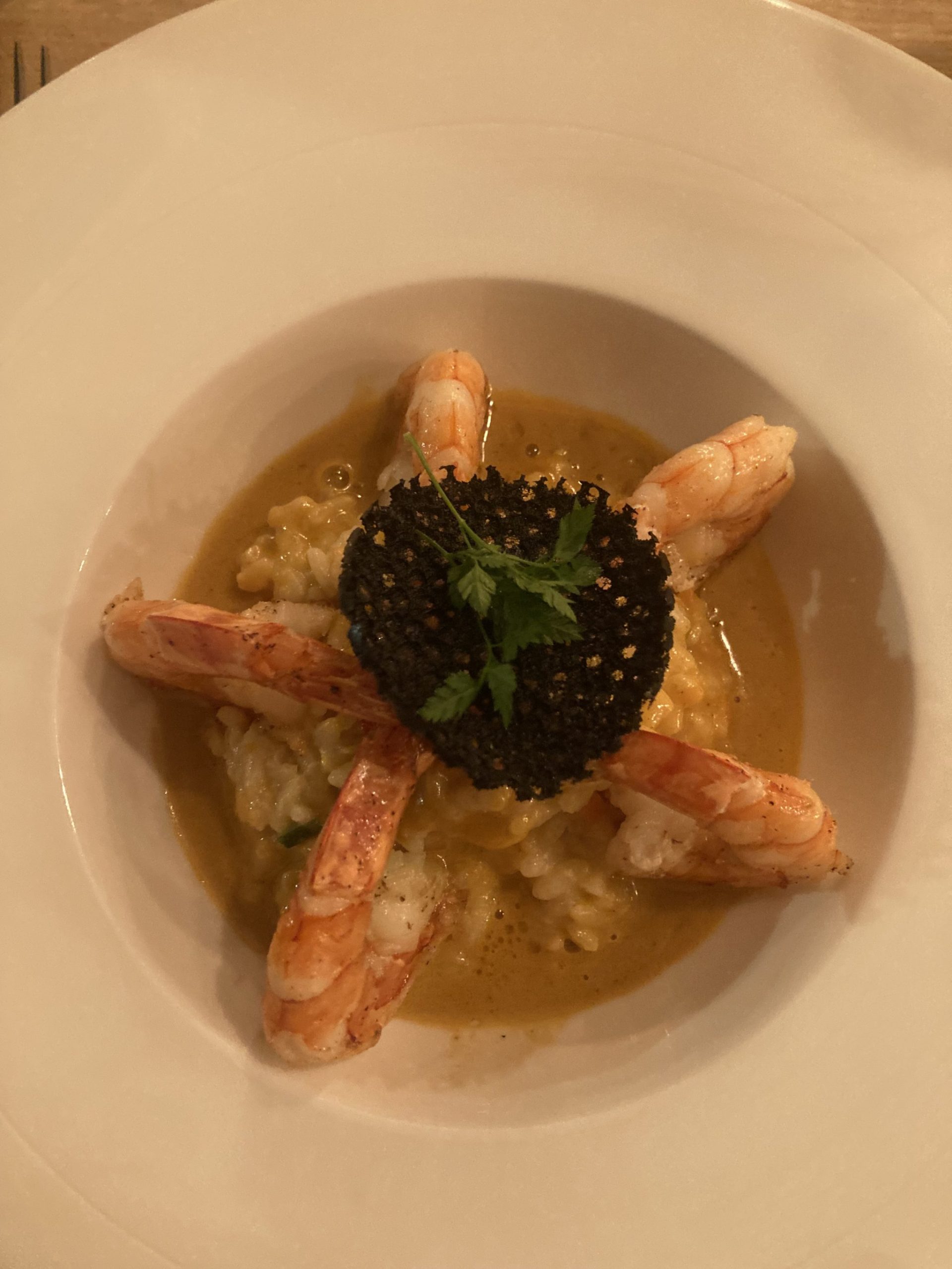 Risotto de gambas