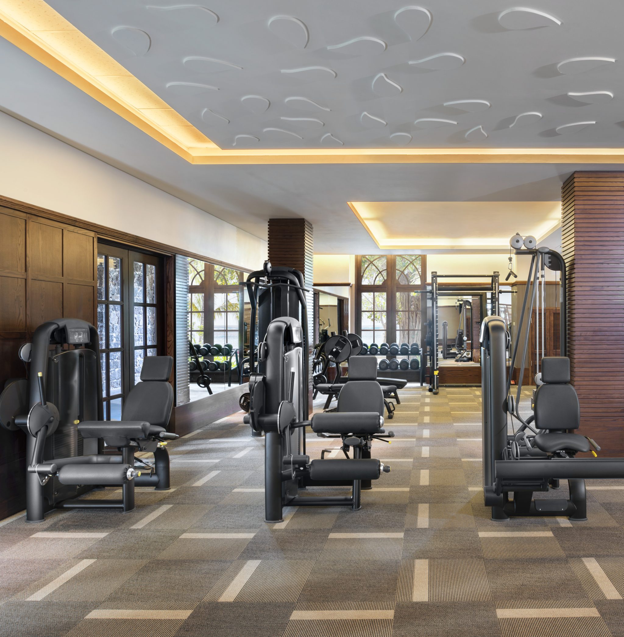 jw marriott mauritius resort gym