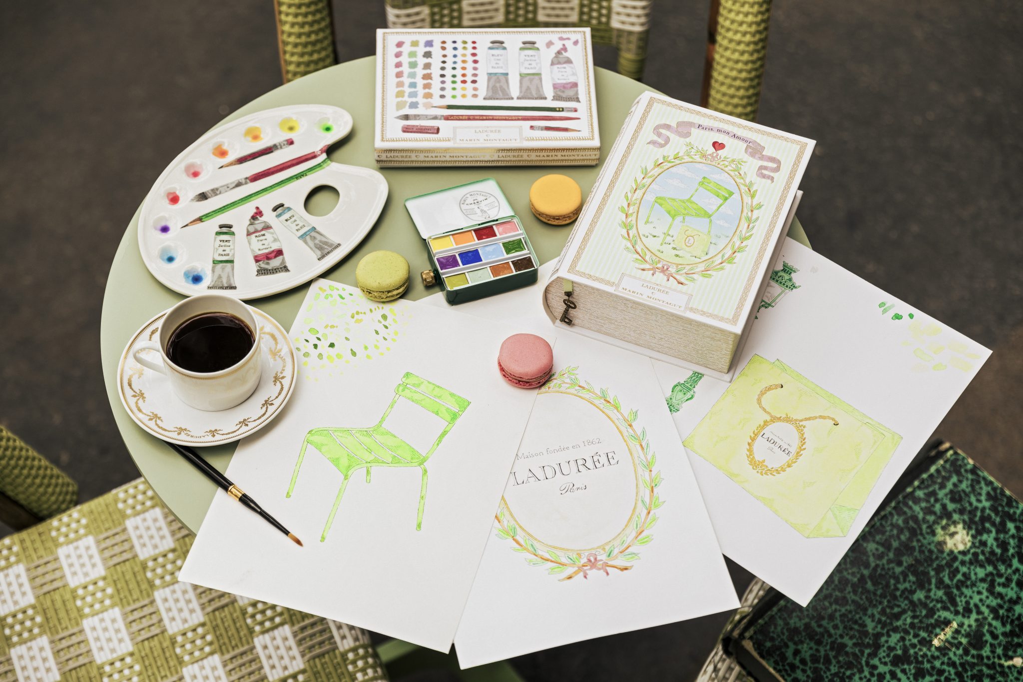 ladurée x marin montagut 