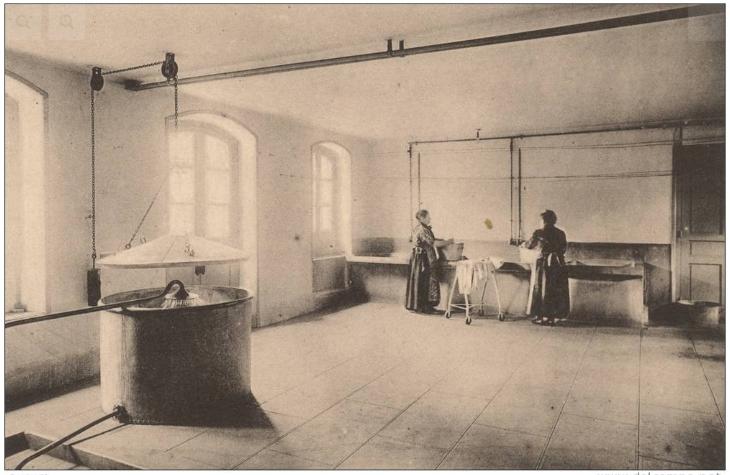 cc union belge le lavoir de l'hopital militaire