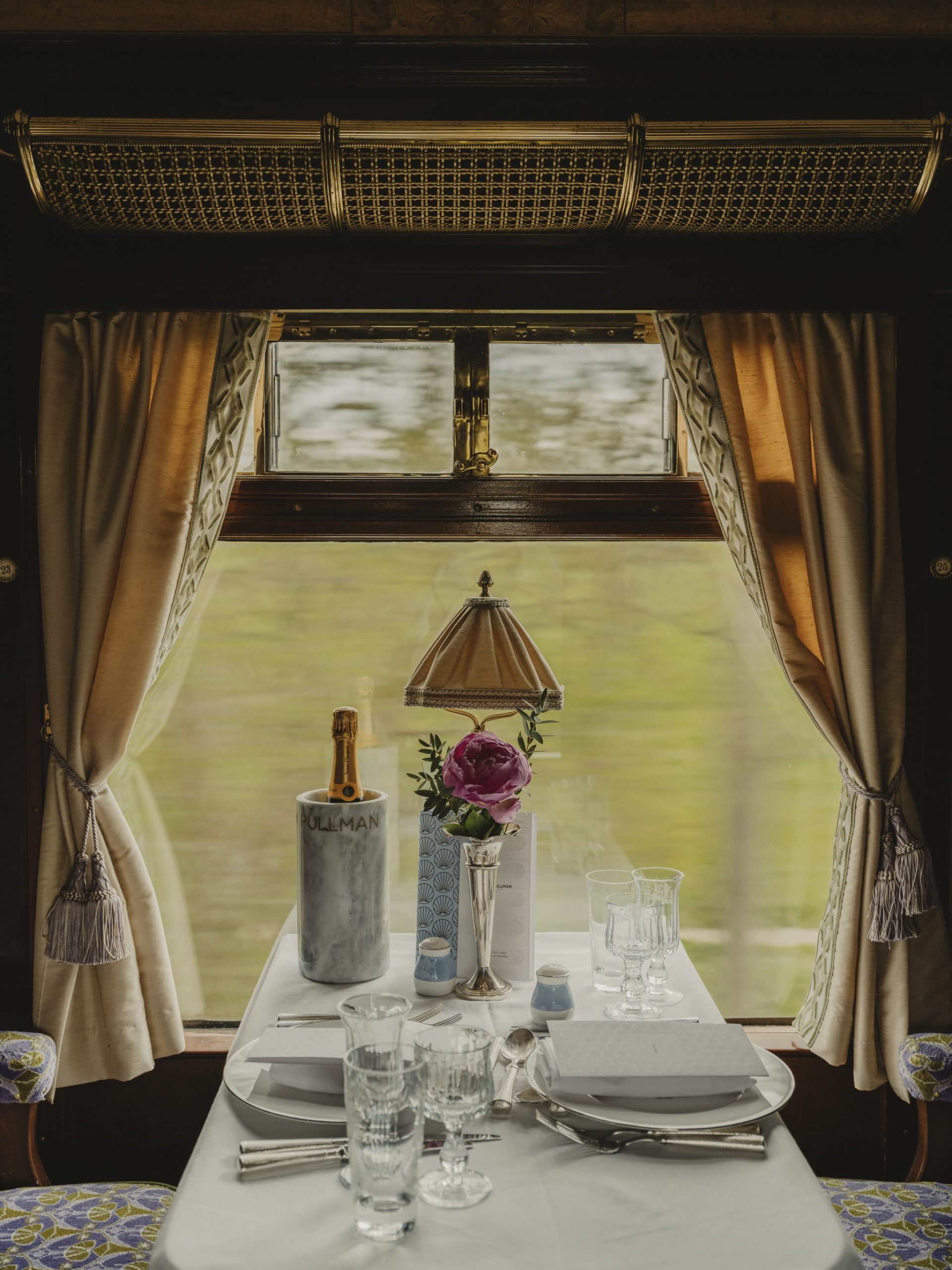 british pullman dining view 