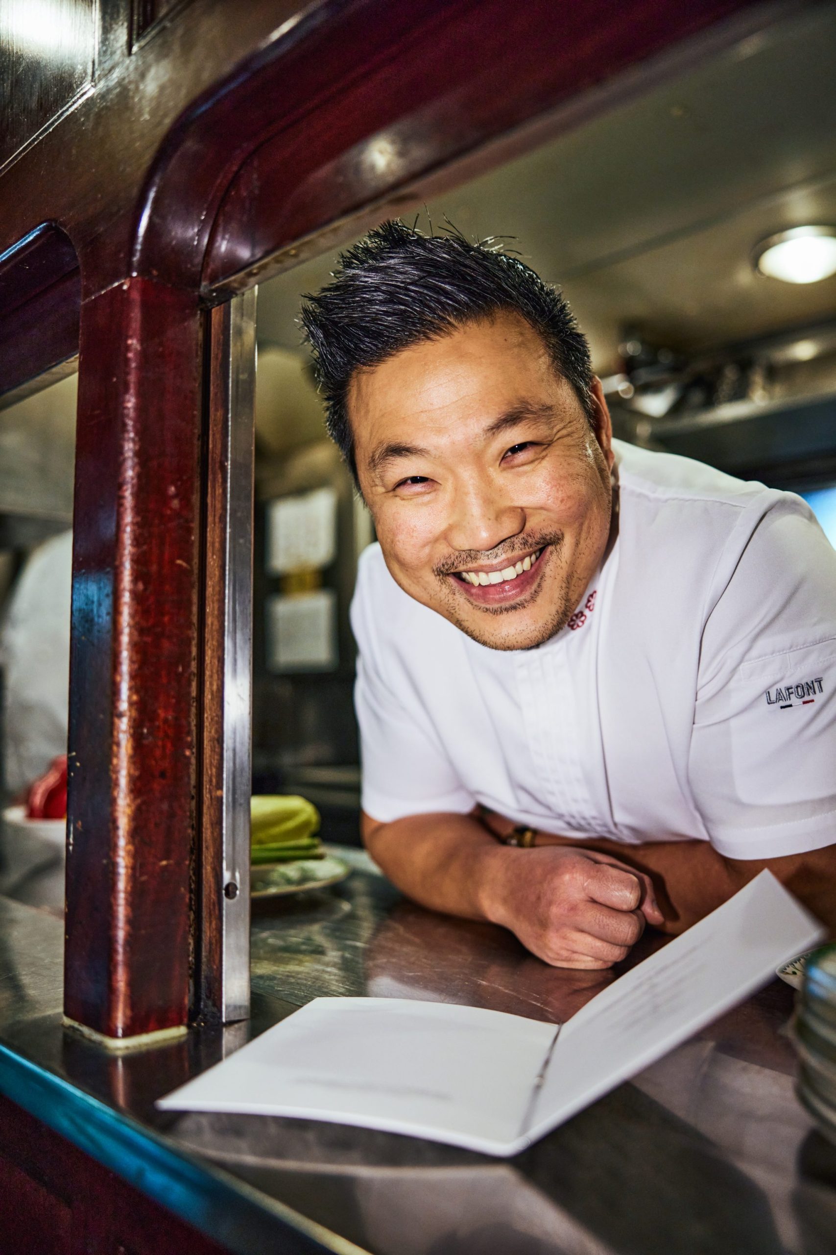 chef andrew wong on the british pullman photo credit: will heap