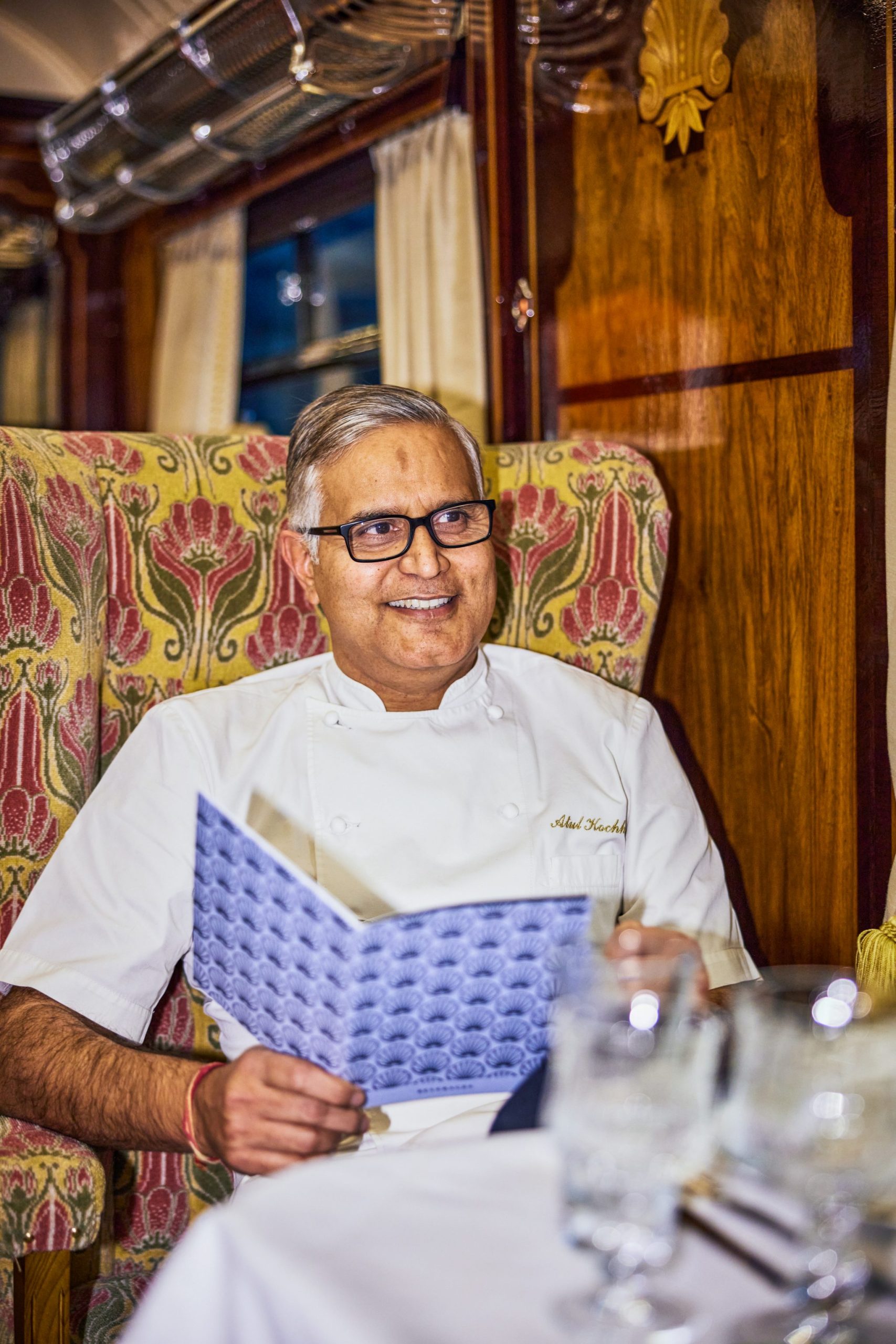 chef atul kochhar on the british pullman photo credit: will heap