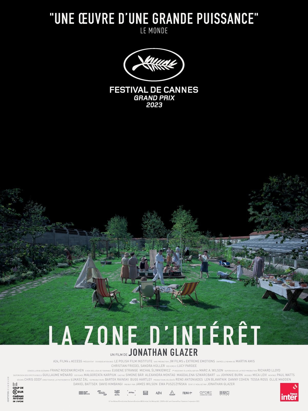 la zone d'intérêt