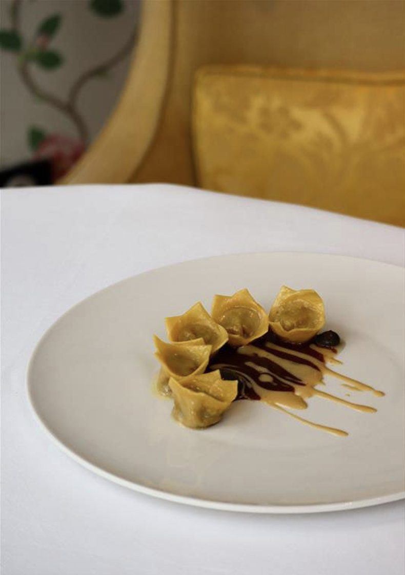ravioli de canard confit