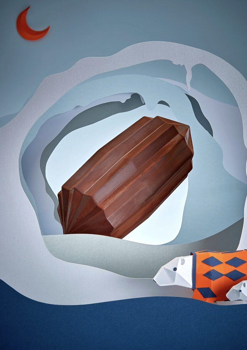 cabosse praliné noisette lisse