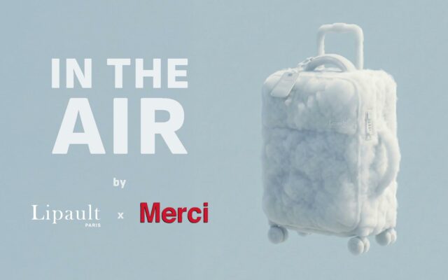Lipault x Merci – le pop-up immersif “In The Air” fait souffler un air de voyage à Paris