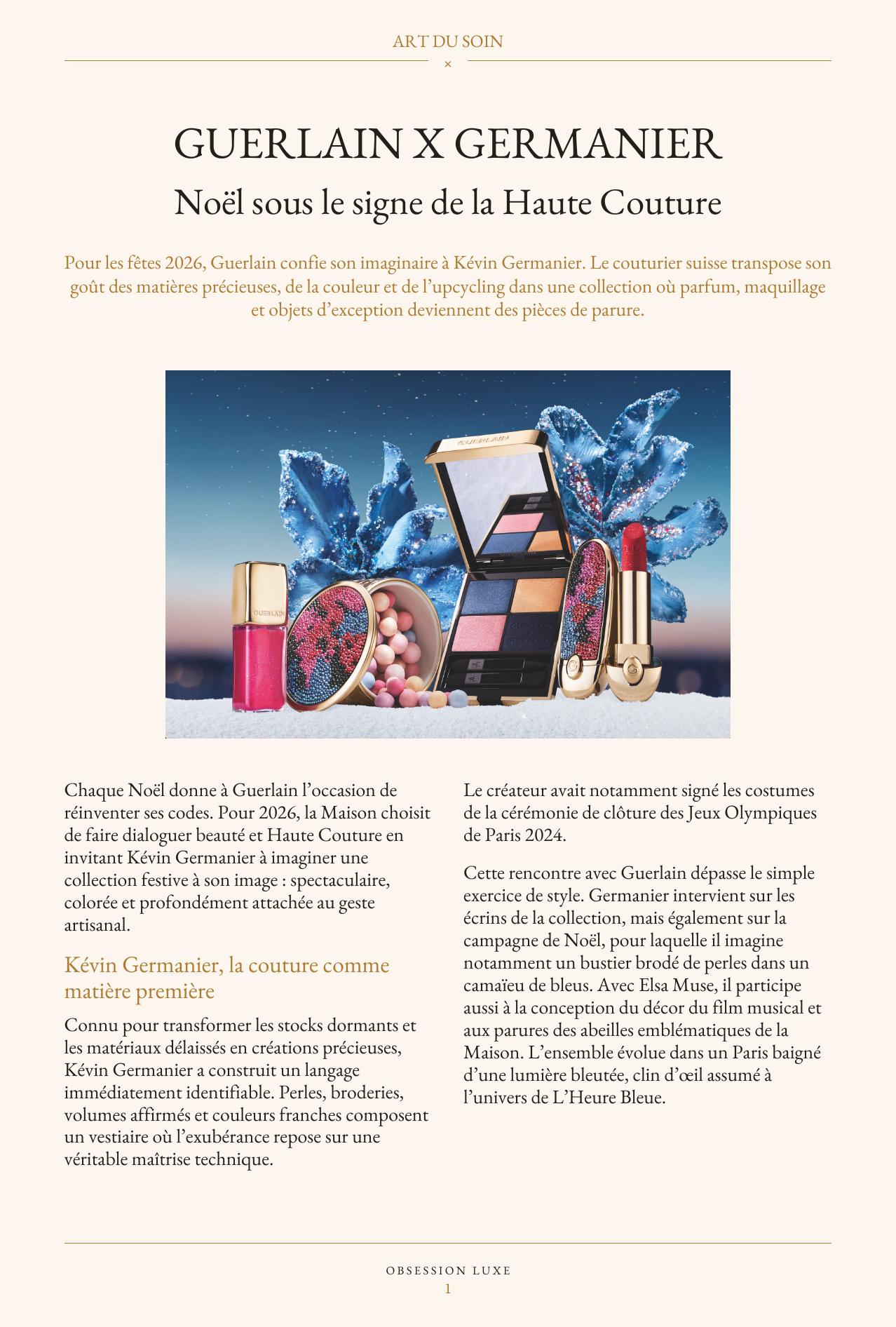 obsession luxe guerlain germanier 1